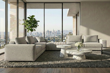 Kuba Split L-Shape Sectional Sofa