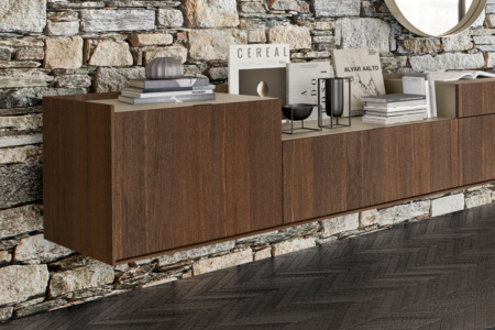 Lampo L7C11 Wall-Mounted Sideboard