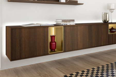 Lampo L7C80 Wall-Mounted Sideboard