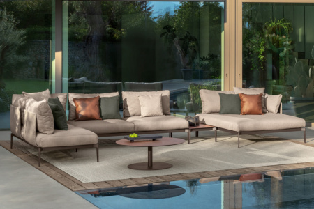 Leaf J-Shape Sectional Sofa