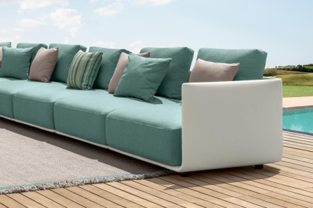 Male Corner Sectional Sofa with Peninsula