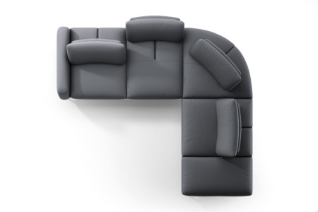 Monforte Curved Sectional Sofa