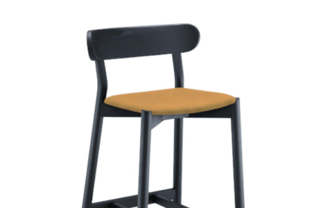 Montera Hard Leather Bar Stool