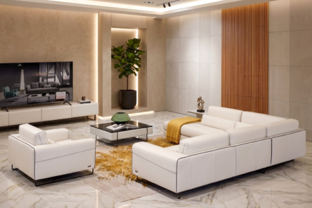 Newport Sectional Sofa With Peninsula