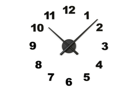 OJ Numbers Clock