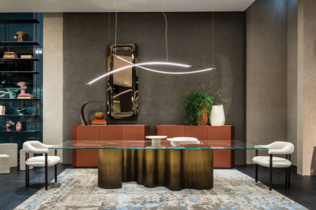 Papel 3.5 Glass Dining Table