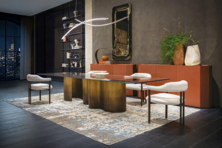 Papel 3.5 Glass Dining Table