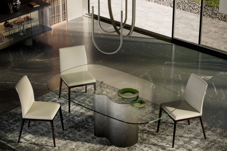 Papelito Glass Dining Table