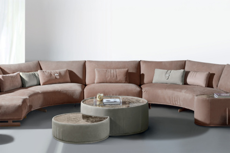 GMM Philly U-Shape Sectional Sofa with Table