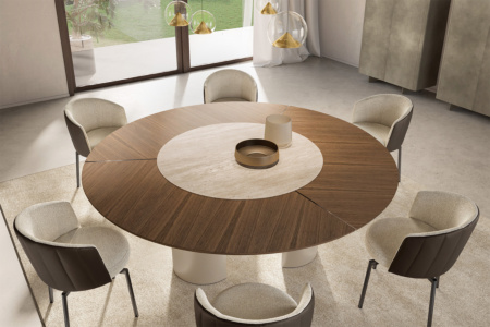 Plai Wood-Ceramic Dining Table