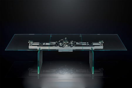 Quasar Glass Dining Table