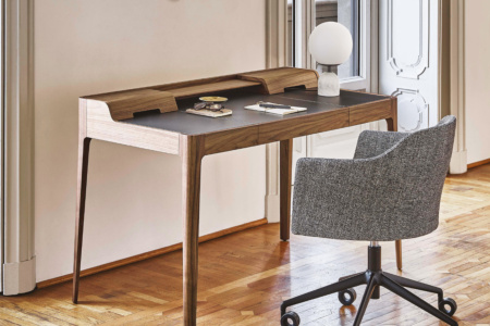 Saffo Leather Office Desk