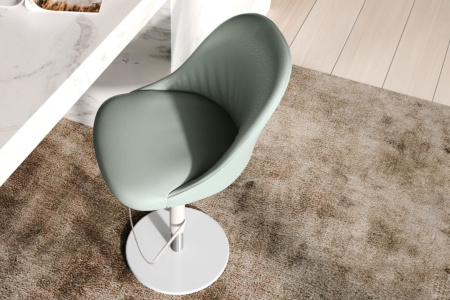 Sam Upholstered Adjustable Bar Stool