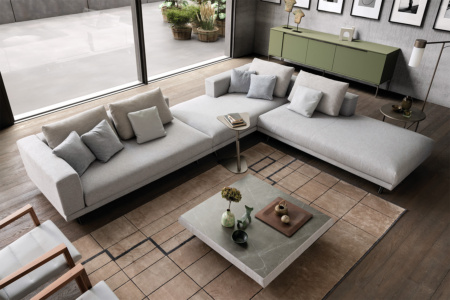 San Marino Corner Sectional Sofa with Peninsula