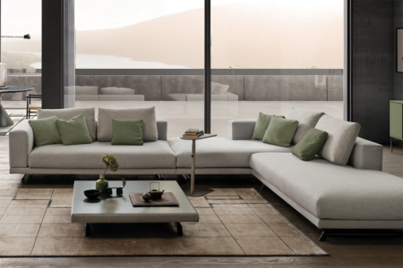 San Marino Corner Sectional Sofa with Peninsula