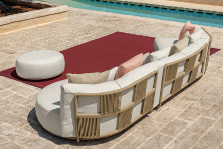 Scacco Angled Sectional Sofa with Peninsula