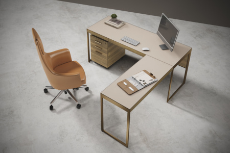 Sequel Studio L Shaped Office Desk