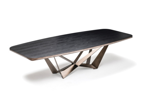 Skorpio Wood Barrel Dining Table