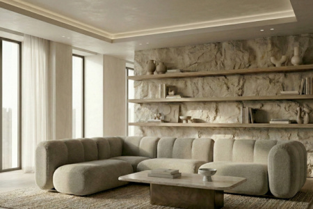 Splendido Corner Sectional Sofa with Peninsula