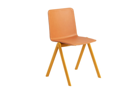Stack Hard Leather Dining Chair (Set of 4)