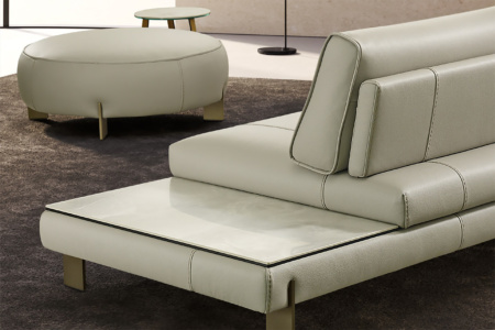 Tokyo Corner Sectional with Peninsula and Table 
