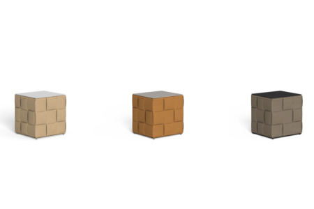 Tresse Cube Side Table