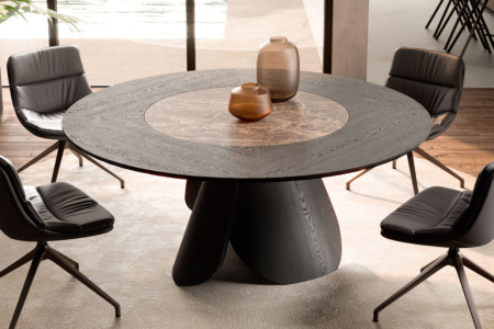Veliero Swivel Dining Table