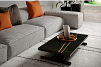 Mondial Cr Transformable Coffee Table by Ozzio Italia | room
