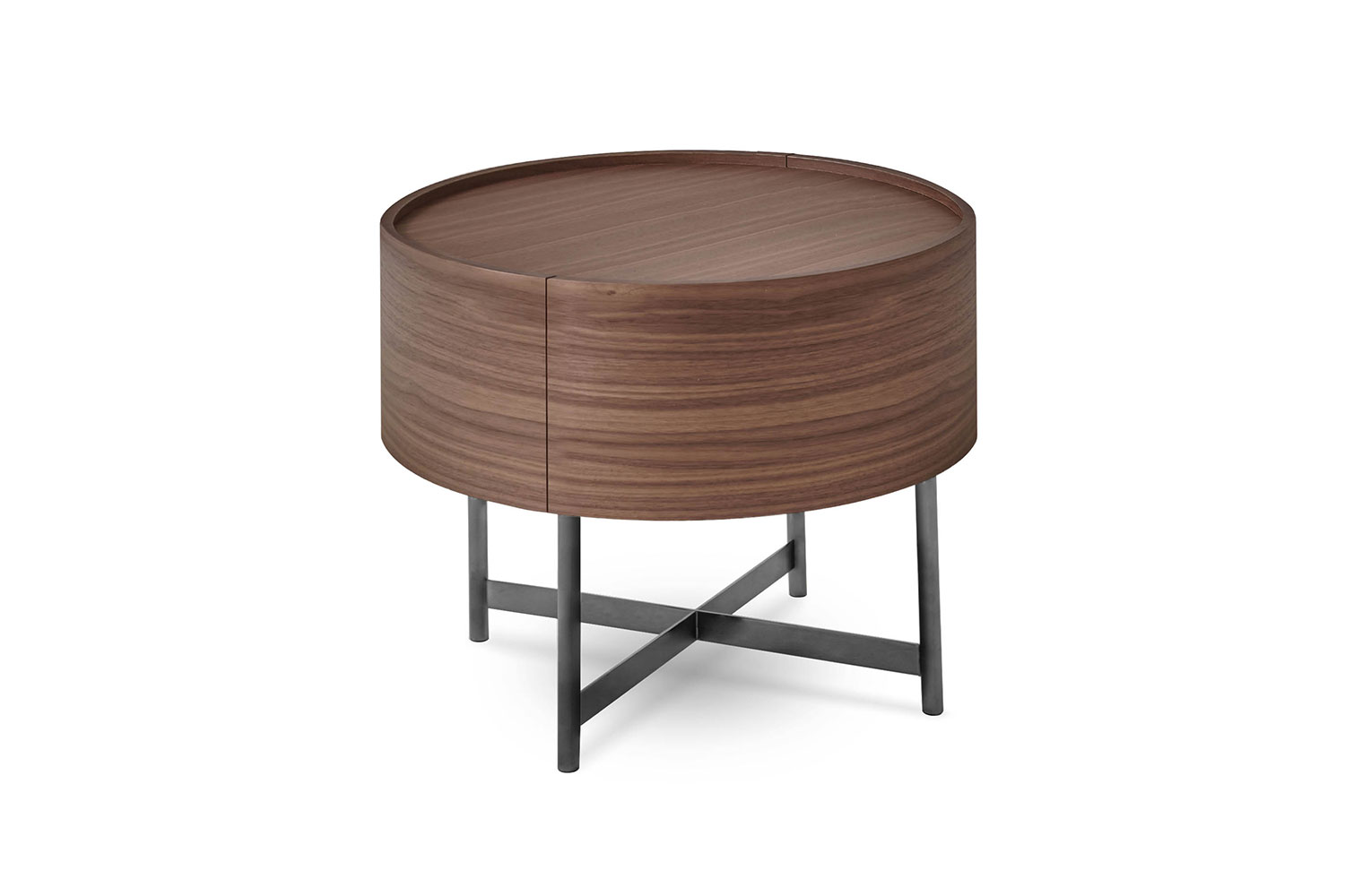 Dedalo Nighstand with Base Quickship