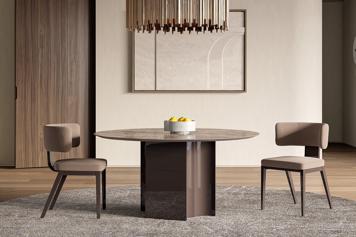Gossip Round Dining Table