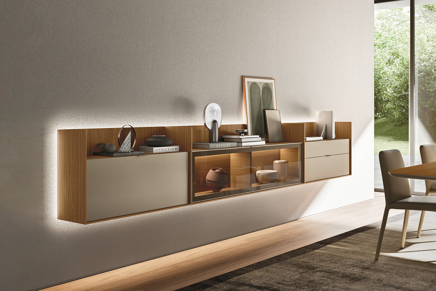 Lampo L7C03 Wall-Mounted Sideboard