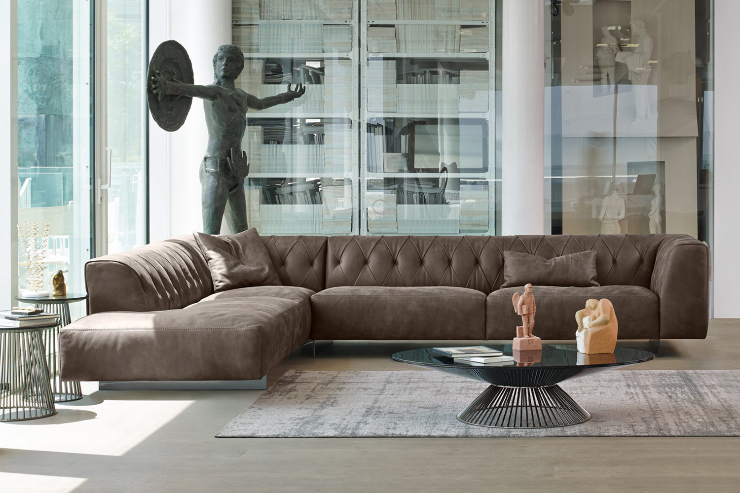 Marlon Corner Sectional Sofa with Peninsula