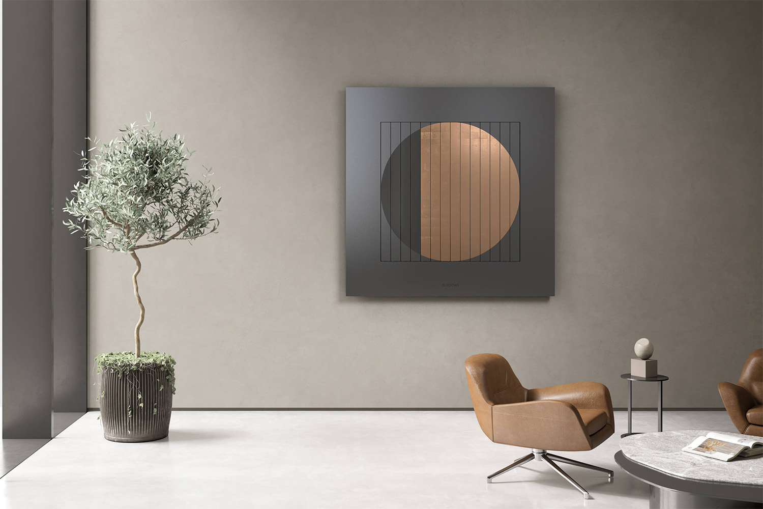 Moon 180 Clock