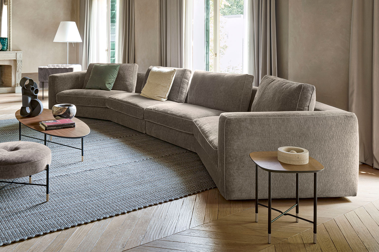 Nice Curved Sofa