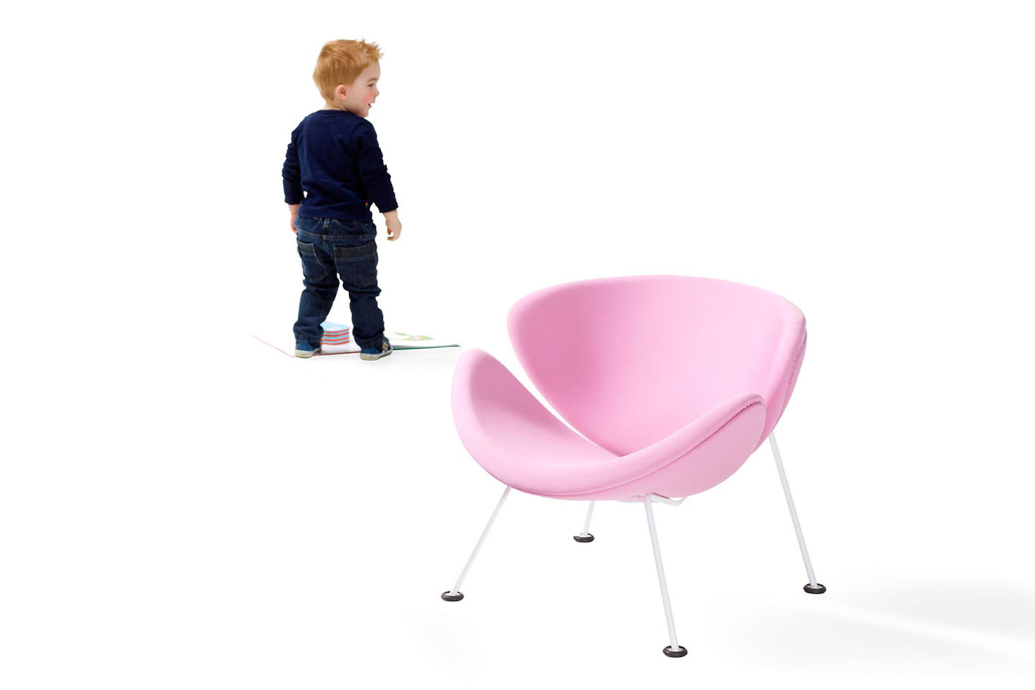 Orange Slice Junior Lounge Armchair