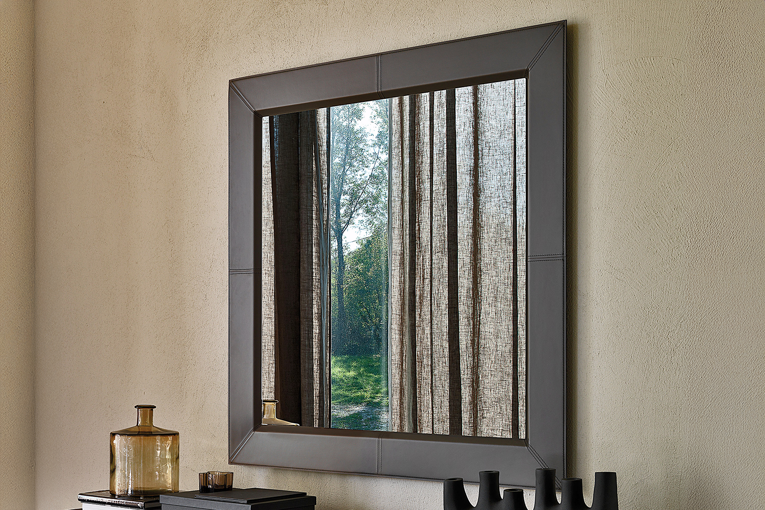 Photo Leather Mirror