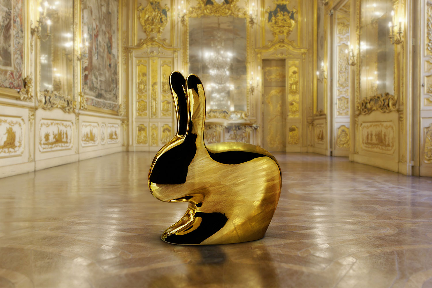 Rabbit Metal Chair