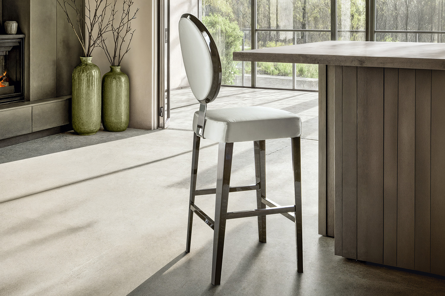 Resort Wood Bar Stool