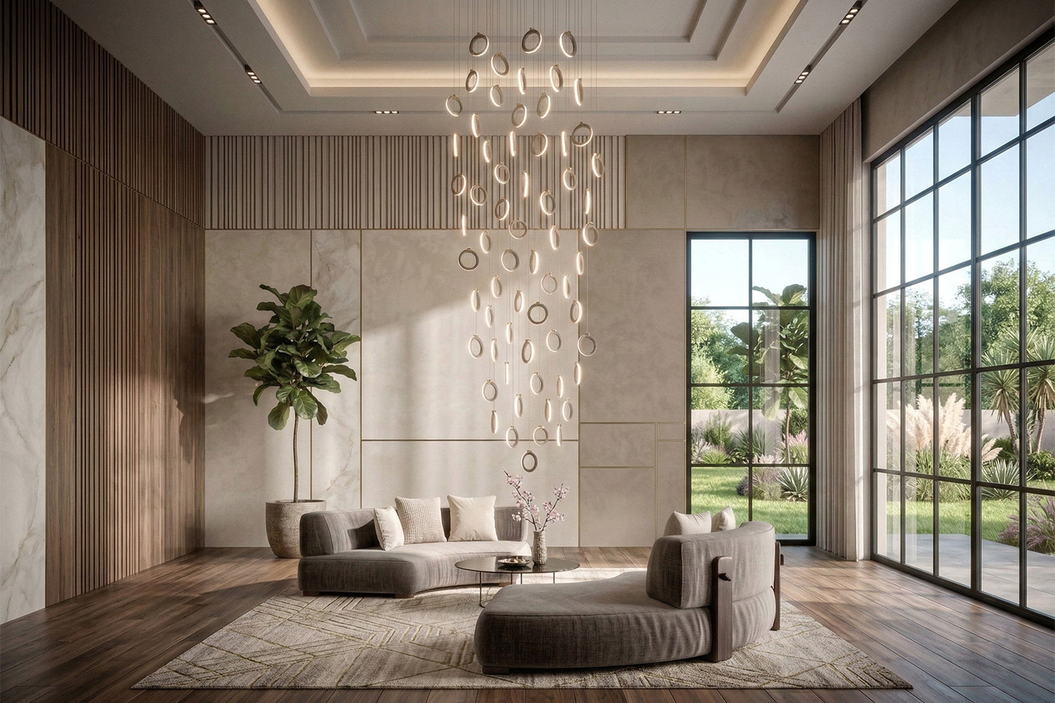 Sole Decentralized Chandelier