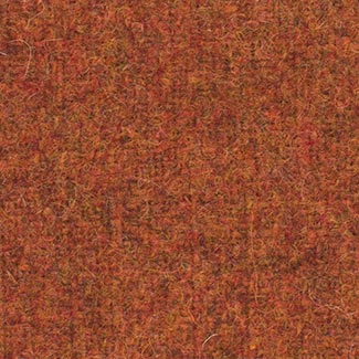 T3A9 Brick Orange Wool Fabric